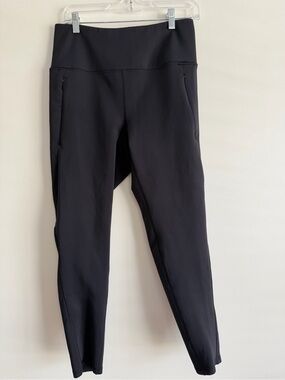 NWOT Spyder Active Black High-Waisted Leggings with Zip Pockets
